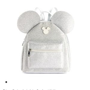 COPY - NWT Disney's Mickey Mouse Glam Silver
Metallic Mini Backpack